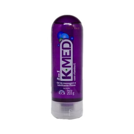 Kmed roxo k-med 2 em 1 lubrificante intimo íntimo gel massagem unissex a base d'água