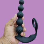 Vibrador de Próstata com Anel Peniano e Controle Remoto - Long Plug - ALWUP 🔥