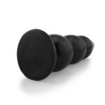 Plug Anal Grande Escalonado- Flexível 23 x 7,6cm Preto - Imagem 6