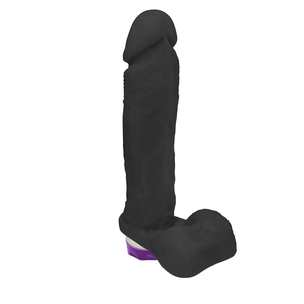11325_02 Vibrador Realista Dionísio com Escroto – Recarregável 19cm - Imagem 1