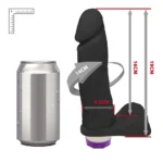 Vibrador Realista Dionísio com Escroto – Recarregável 19cm - Imagem 3