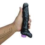 Vibrador Realista Apolo com Escroto – Recarregável 20,5cm - Imagem 6
