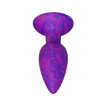 🟣 Kit Plug Anal Trainer Silicone Líquido com Ventosa – 3 Tamanhos (Fluorescente) - Imagem 3