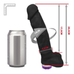 Vibrador Realista Apolo com Escroto – Recarregável 20,5cm - Imagem 2