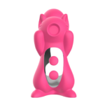 🐿️ Vibrador Esquilo 2 em 1 – Sugador de Clitóris e Rabo Penetrável (IPX7) - Imagem 4