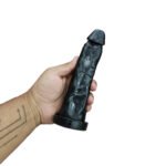 Vibrador Preto Realista Jueves Recarregável – 10 Modos e Textura Real - Imagem 2