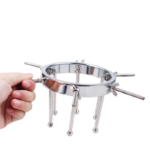 Expansor Anal Mecânico em Aço Inox – 6 Hastes Ajustáveis (Dilatação Extrema)