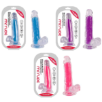 💎 Prótese Realista Mr. Rude Transparente (Jelly) com Ventosa 20cm