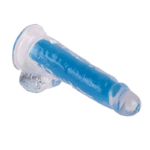 💎 Prótese Realista Mr. Rude Transparente (Jelly) com Ventosa 20cm - Imagem 5