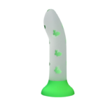 🐰 Dildo Neon Magical Night – Brilha no Escuro (Silicone com Ventosa) - Imagem 4
