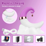 🌙 Vibrador e Sugador de Clitóris "Formato Lua" – Dupla Estimulação - Imagem 7