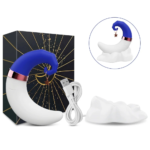 🌙 Vibrador e Sugador de Clitóris "Formato Lua" – Dupla Estimulação - Imagem 3