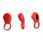 🌸 Anel Peniano Duplo com Estimulador Flor e Controle por App - Imagem 3