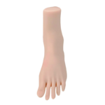 👣 Masturbador de Pé Realista em CyberSkin com Vagina Lateral (24cm) - Imagem 3