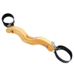 Algema Separadora de Pernas / Com Prensa Escrotal em Madeira - Imagem 5