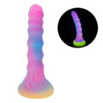 🛸 Plug Anal Alien "Knotted Nebula" – Fluorescente e Texturizado (21,2cm)