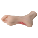 👣 Masturbador de Pé Realista em CyberSkin com Vagina Lateral (24cm) - Imagem 6