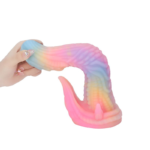 👽 Dildo Alien "Cosmic Glow" – Fluorescente e Flexível (18,8cm) - Imagem 11