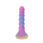 🛸 Plug Anal Alien "Knotted Nebula" – Fluorescente e Texturizado (21,2cm) - Imagem 2