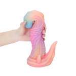 👽 Dildo Alien "Cosmic Glow" – Fluorescente e Flexível (18,8cm) - Imagem 10