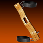 Algema Separadora de Pernas / Com Prensa Escrotal em Madeira - Imagem 8