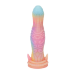 👽 Dildo Alien "Cosmic Glow" – Fluorescente e Flexível (18,8cm) - Imagem 9