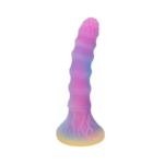 🛸 Plug Anal Alien "Knotted Nebula" – Fluorescente e Texturizado (21,2cm) - Imagem 10