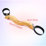 Algema Separadora de Pernas / Com Prensa Escrotal em Madeira - Imagem 3