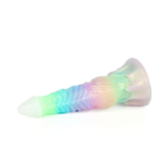 👽 Dildo Alien "Xeno-Glow" Vibratório e Fluorescente com Controle Remoto (23,5cm) - Imagem 6