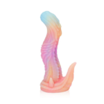 👽 Dildo Alien "Cosmic Glow" – Fluorescente e Flexível (18,8cm) - Imagem 8
