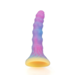 🛸 Plug Anal Alien "Knotted Nebula" – Fluorescente e Texturizado (21,2cm) - Imagem 3
