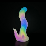 👽 Dildo Alien "Cosmic Glow" – Fluorescente e Flexível (18,8cm) - Imagem 5