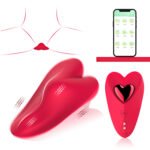 💖 Vibrador de Calcinha Coração Magnético – Controle por App - Imagem 8