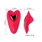 💖 Vibrador de Calcinha Coração Magnético – Controle por App - Imagem 5