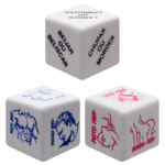 Dados Toque Do Cupido Hétero Triplo Diversão Ao Cubo - Imagem 3