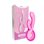 Caixa e embalagem do Vibrador Flexível Medusa Intt Toys dupla estimulação