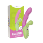 🟢🟣 Vibrador Rabbit "Macetando" – Tapping e Estimulador Clitoriano INTT