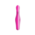 Visão lateral do Vibrador Flexível Medusa destacando espessura e material em silicone