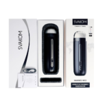 Caixa aberta do masturbador interativo Hannes Neo Svakom mostrando o produto acomodado e cabo USB
