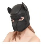 🐶 Máscara de Cachorro Dog Play Focinho Removível – Preta - Imagem 5