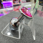 🩷 Plug Anal de Metal Médio com Joia Coração - Pink - Imagem 3