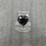 🖤 Plug Anal de Metal Pequeno com Joia Coração - Preto - Imagem 3