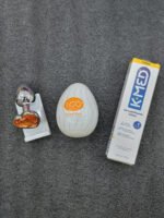 🎁 Kit Dia dos Namorados: Plug Metal Coração + Masturbador Egg Twister + K-Med - Imagem 4