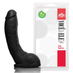 ⚫ Prótese com Escroto Bengala 21 x 5,5 cm Preto