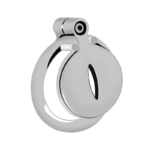 🔒 Gaiola de Castidade Masculina em Aço Inox com Anel Escrotal de 4,5cm