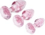 ✨ Kit Treinamento Anal Acrílico Booty Sparks Pink com 3 Plugs (P, M, G)