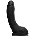 ⚫ Prótese com Escroto Bengala 21 x 5,5 cm Preto - Imagem 2