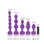 Kit Inicial para Penetração Anal ST 5 Peças + Vibrador - Imagem 2
