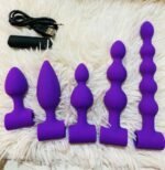 Kit Inicial para Penetração Anal ST 5 Peças + Vibrador