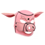 Capuz Pig Play Rosa com Focinho Removível